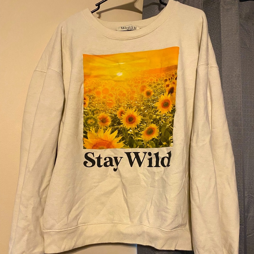 Sweatshirt sunflowers